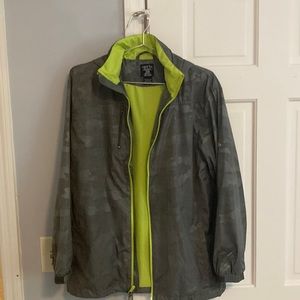 Boys Garb Golf Jacket Teen Ages 13-14 Camo Gray